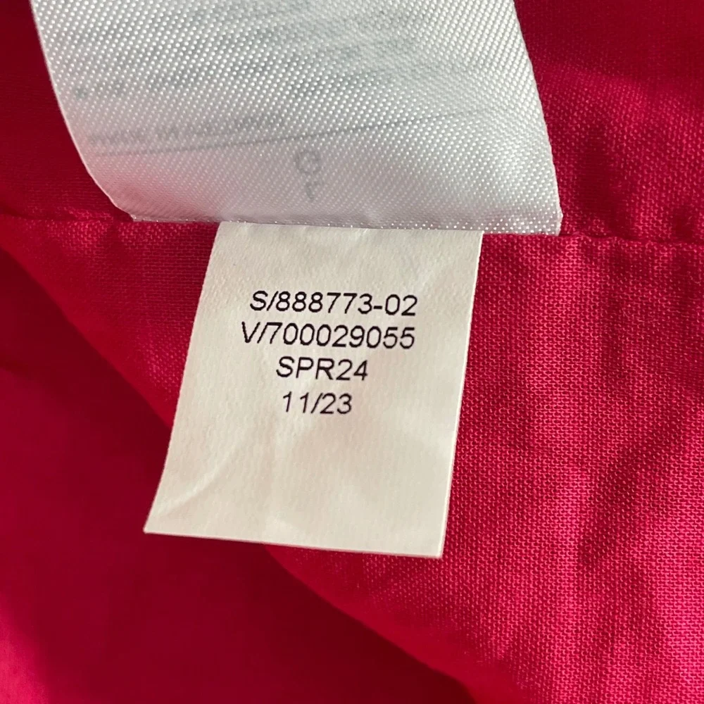 NWT Banana Republic Pink Twist Back Bubble Hem‎ Midi Dress Large 888773-02-1